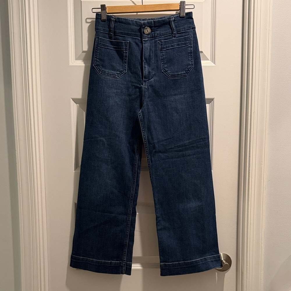 PILCRO Colette Wide Leg Crop